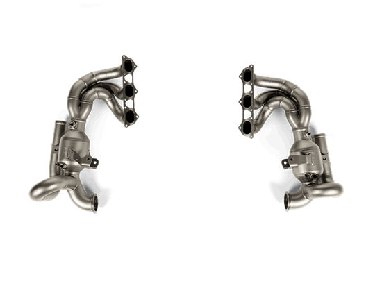 Akrapovic E-PO/T/9 Evolution Header Set (Titanium) for Porsche 911 GT3 RS (992)