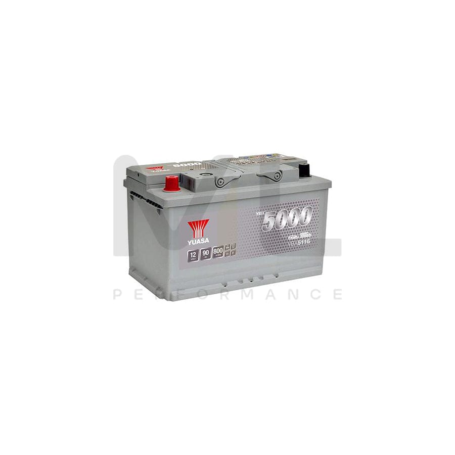 Yuasa YBX5116 12v 90Ah Silver High Performance SMF Battery | ML Performance EU Car Parts