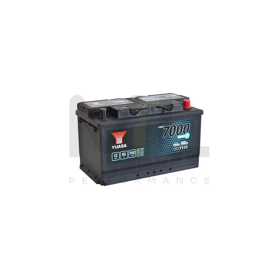 Yuasa YBX7115 12v 85Ah EFB Start Stop Plus Battery | ML Performance EU Car Parts