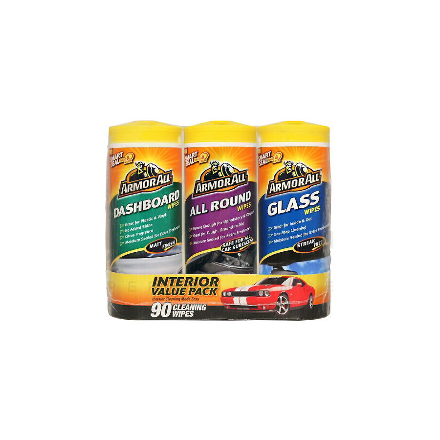 Armorall Interior Cleaning Wipes - Triple Pack