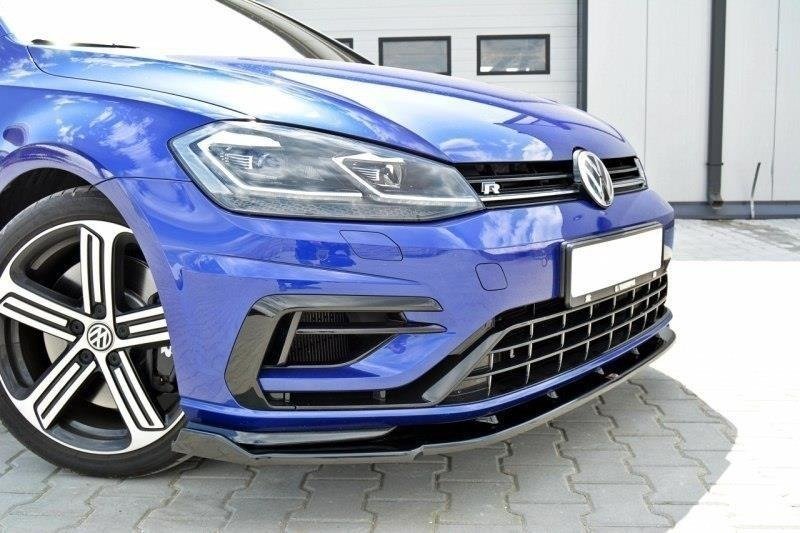 Maxton Design Volkswagen Golf R / R-Line MK7.5 Front Splitter V.1