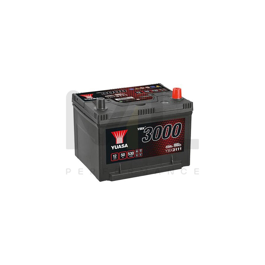 Yuasa YBX3111 12v 50Ah SMF Battery | ML Performance EU Car Parts