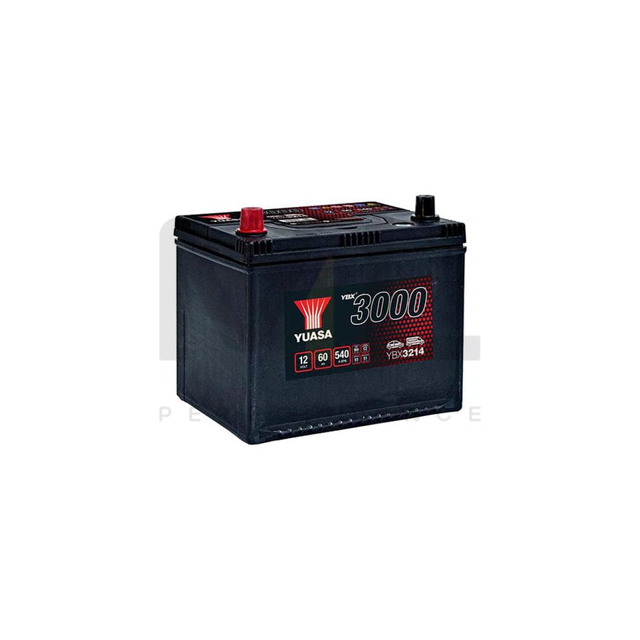 Yuasa YBX3214 12v 60Ah SMF Battery | ML Performance EU Car Parts