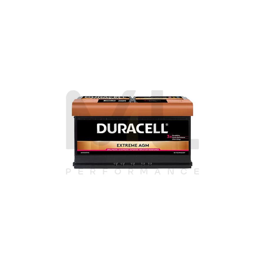 Duracell 019 / DE92 AGM Extreme Car Battery | ML Performance EU Car Parts