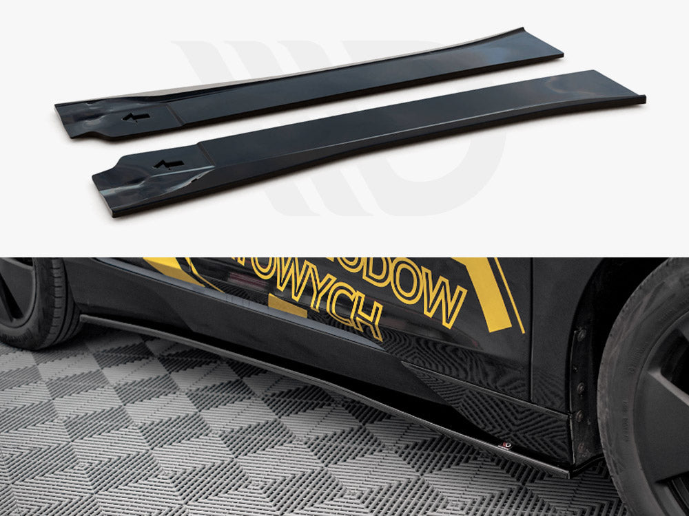 Maxton Design BM-I3-1-SD1T Side Skirts Diffusers BMW I3 MK1 Facelift (2017-2022) | ML Performance US Car Parts