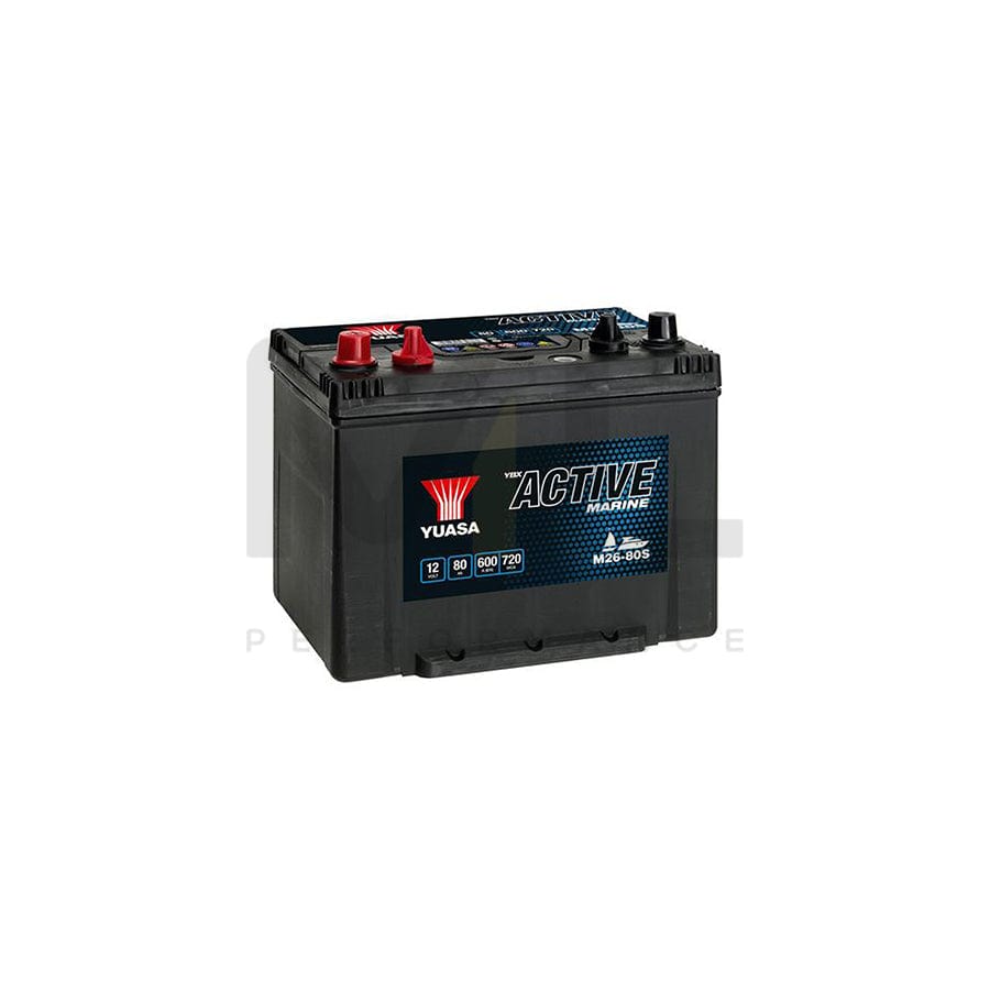 Yuasa M26-80S 12v 80Ah YBX Active Marine Battery | ML Performance EU Car Parts