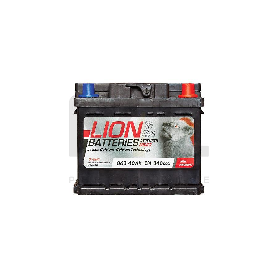 Lion 063 Car Battery - 3 Year Guarantee | ML Performance EU Car Parts