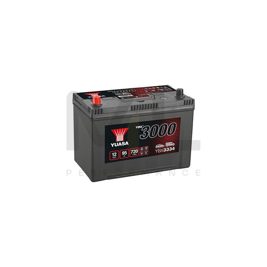 Yuasa YBX3334 12v 95Ah SMF Battery | ML Performance EU Car Parts