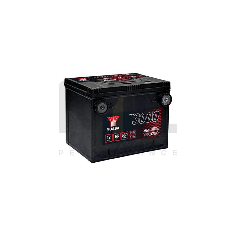 Yuasa YBX3750 12v 66Ah SMF Battery | ML Performance EU Car Parts