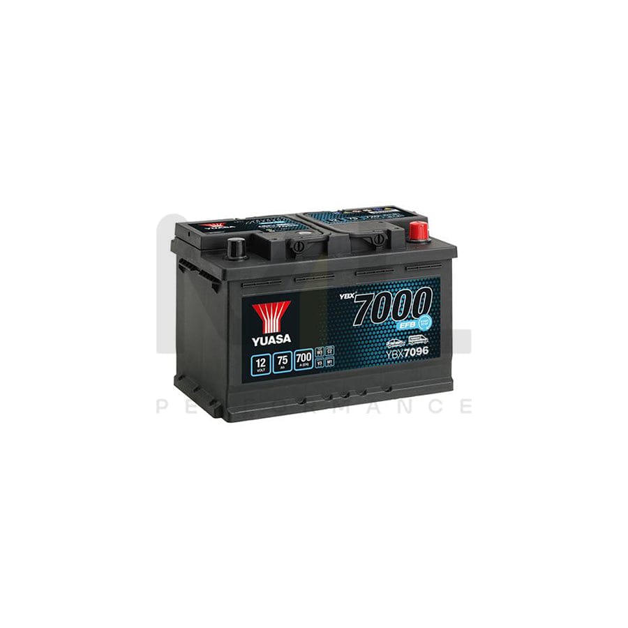 Yuasa YBX7096 12v 75Ah EFB Start Stop Plus Battery | ML Performance EU Car Parts