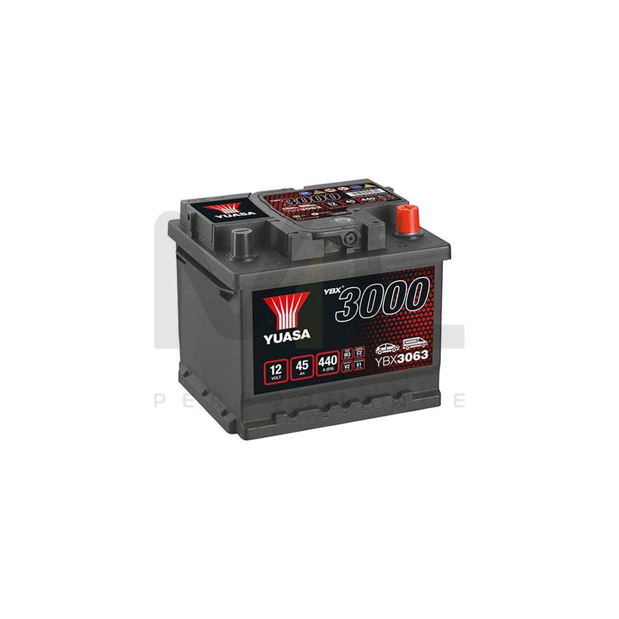 Yuasa YBX3063 12v 45Ah SMF Battery | ML Performance EU Car Parts