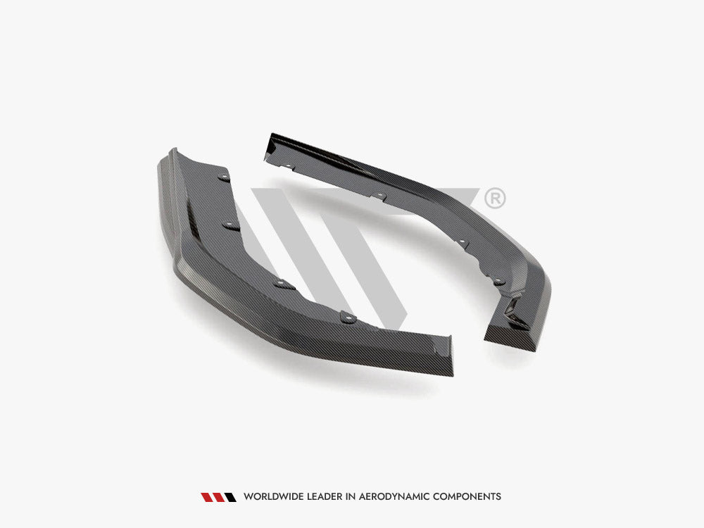 CARBON FIBER REAR SIDE SPLITTERS BMW M3 G80 | ML Performance Car Parts