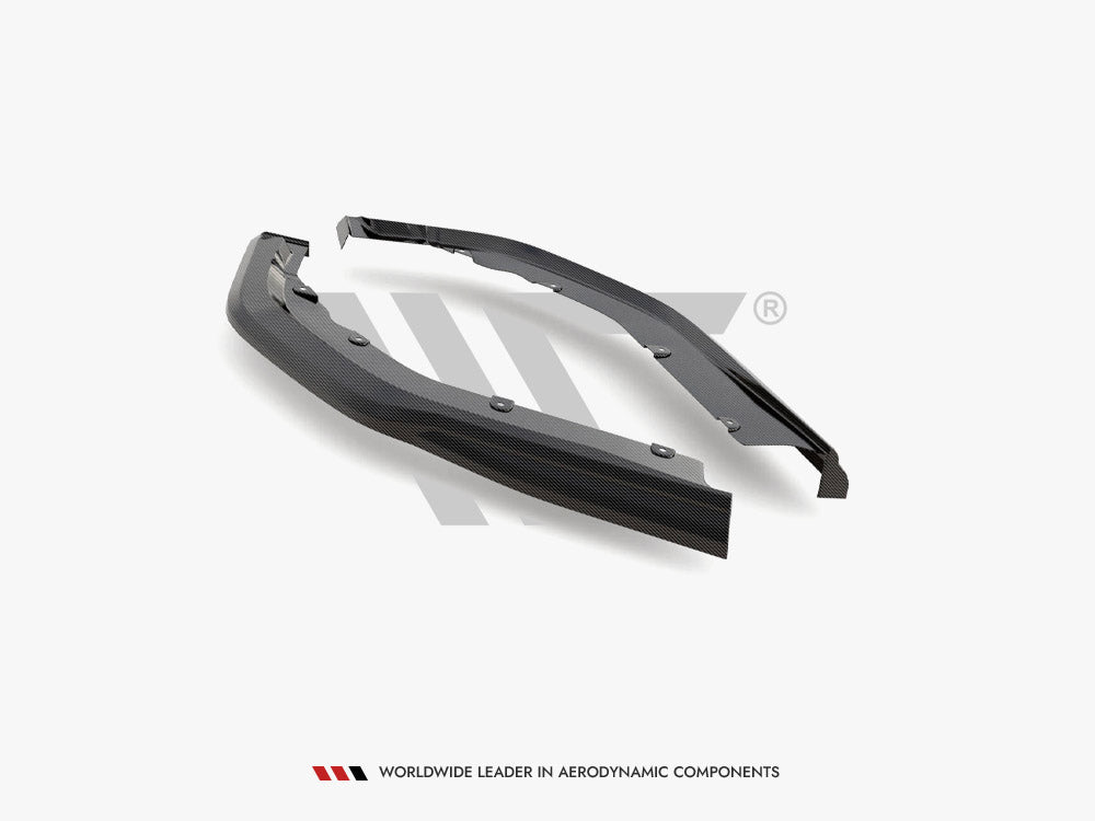 CARBON FIBER REAR SIDE SPLITTERS BMW M3 G80 | ML Performance Car Parts