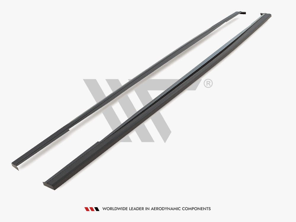 CARBON FIBER SIDE SKIRTS AUDI RS6 C8 / RS7 C8 | ML Performance Car Parts