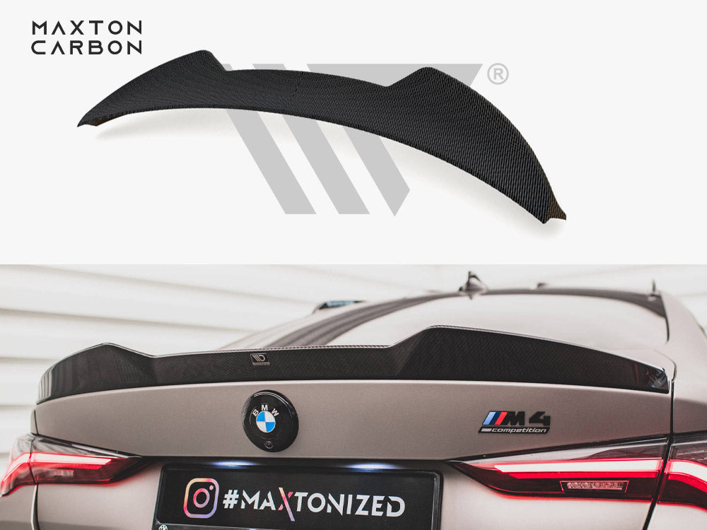 CARBON FIBER TAILGATE SPOILER BMW M4 G82 / M440I G22 / 4 M-PACK G22 | ML Performance Car Parts