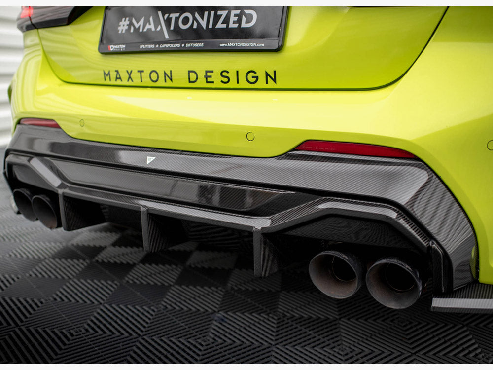 CARBON FIBER REAR DIFFUSER V.1 BMW 1 F40 M-PACK / M135I | ML Performance Car Parts