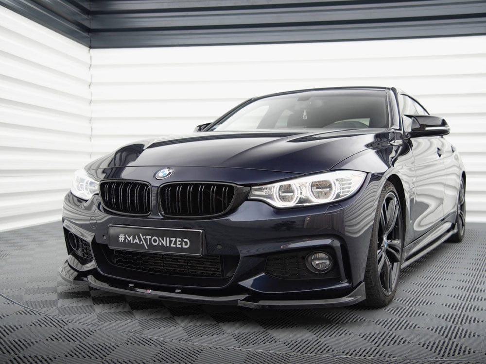 Maxton Design BMW 4 Coupe / Gran Coupe / Cabrio M-Pack F32 / F36 / F33 Front Splitter V.6