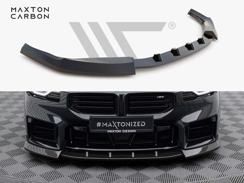 CARBON FIBER FRONT SPLITTER V.2 BMW M2 G87 | ML Performance Car Parts