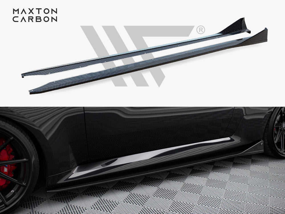 CARBON FIBER SIDE SKIRTS BMW M2 G87 | ML Performance Car Parts