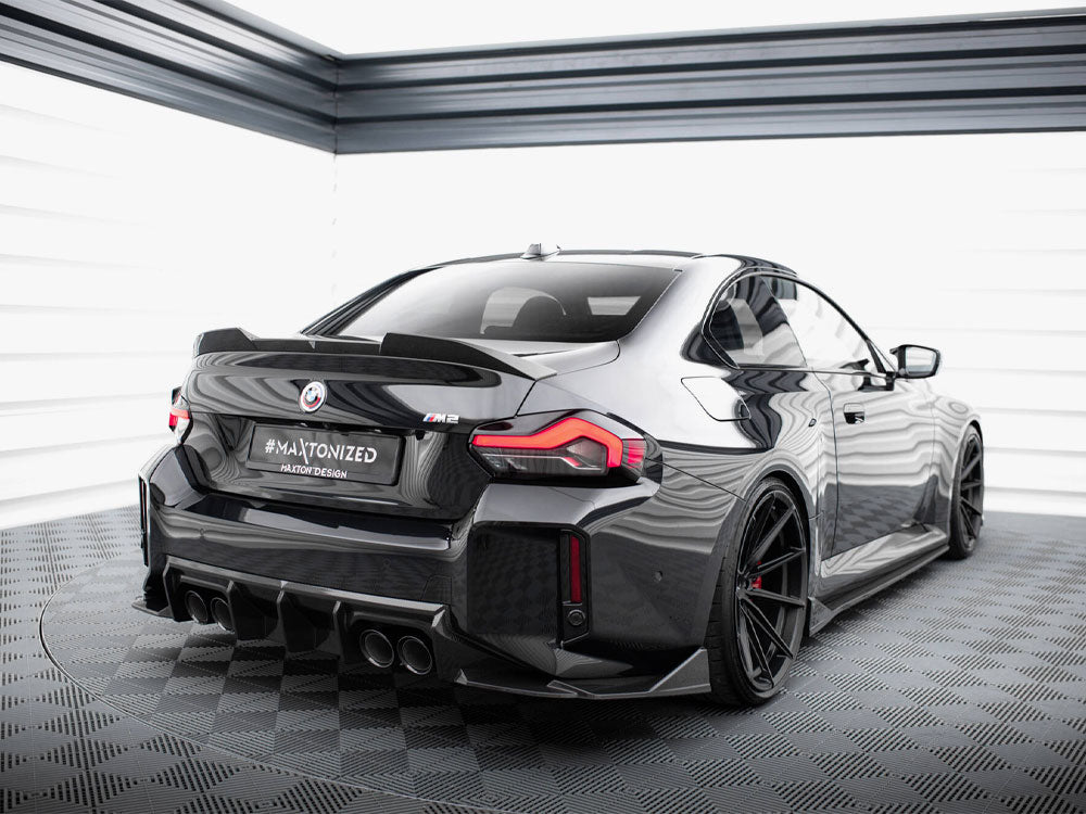 CARBON FIBER REAR SIDE SPLITTERS BMW M2 G87 | ML Performance Car Parts