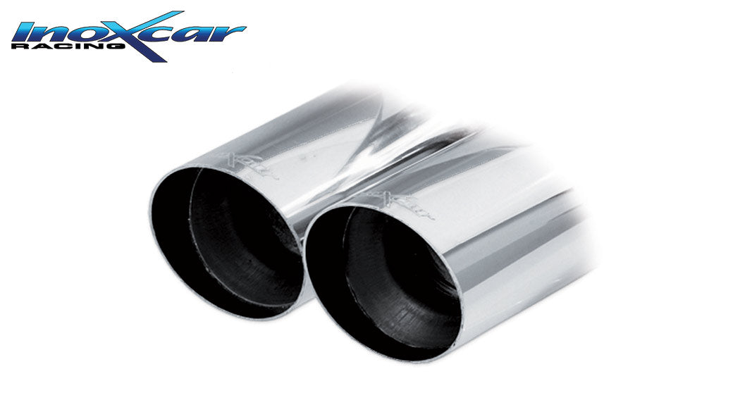 InoXcar HYI20.03.RA Hyundai I20N Rear Without Silencer With End Pipe 2 X Diam. 80 Racing 1 | ML Performance EU Car Parts