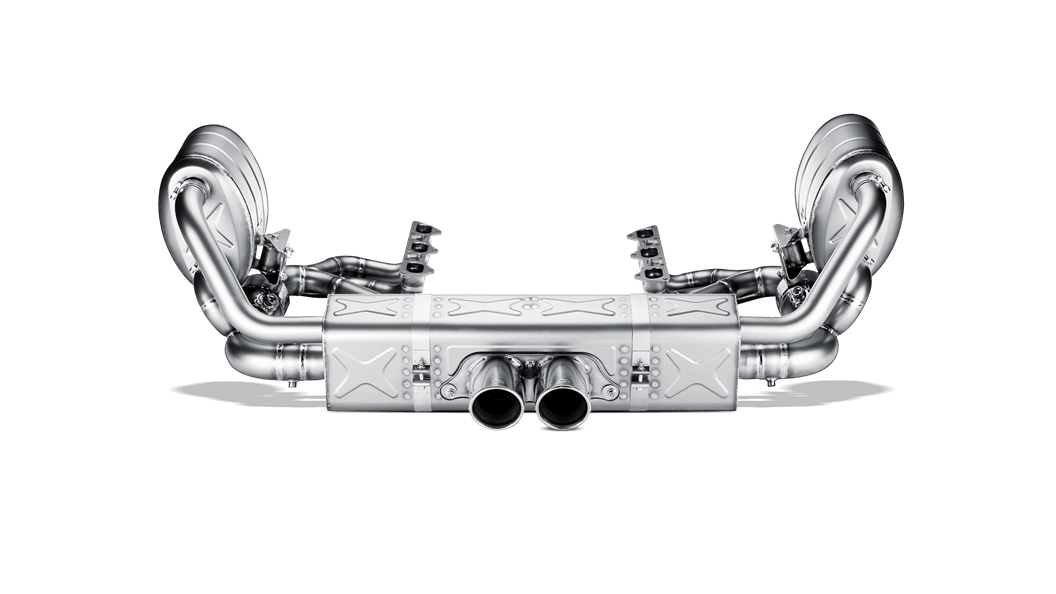 Akrapovič Porsche 3.6 997 911 Slip-On Line Titanium Exhaust System (911 GT3 & GT3 RS) - ML Performance EU