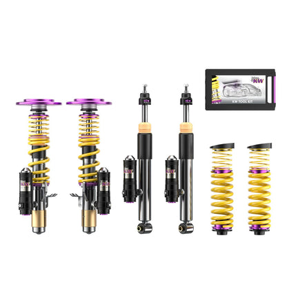 KW BMW F20 F21 F30 F32 V3 Clubsport 2-Way Coilover Kit With Top Mounts (Inc. M140i, 335i, 340i & 440i)