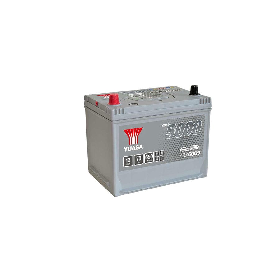 Yuasa YBX5069 12v 75Ah Silver High Performance SMF Battery