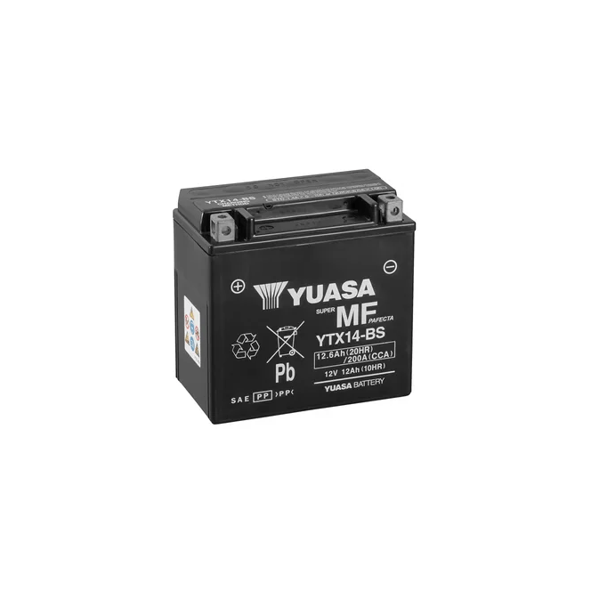 Yuasa YTX14-BS 12V VRLA Motorbike Battery