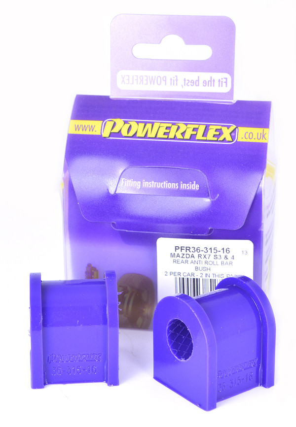 Powerflex PFR36-315-16H Rear Anti Roll Bar Bush 16mm 1 | ML Performance EU Car Parts