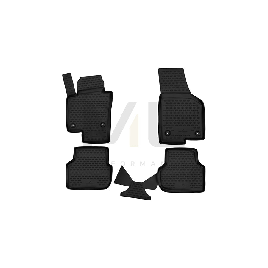 WALSER Tailored, XTR 75130 Floor mat set Elastomer, Front and Rear | ML Performance Car Parts