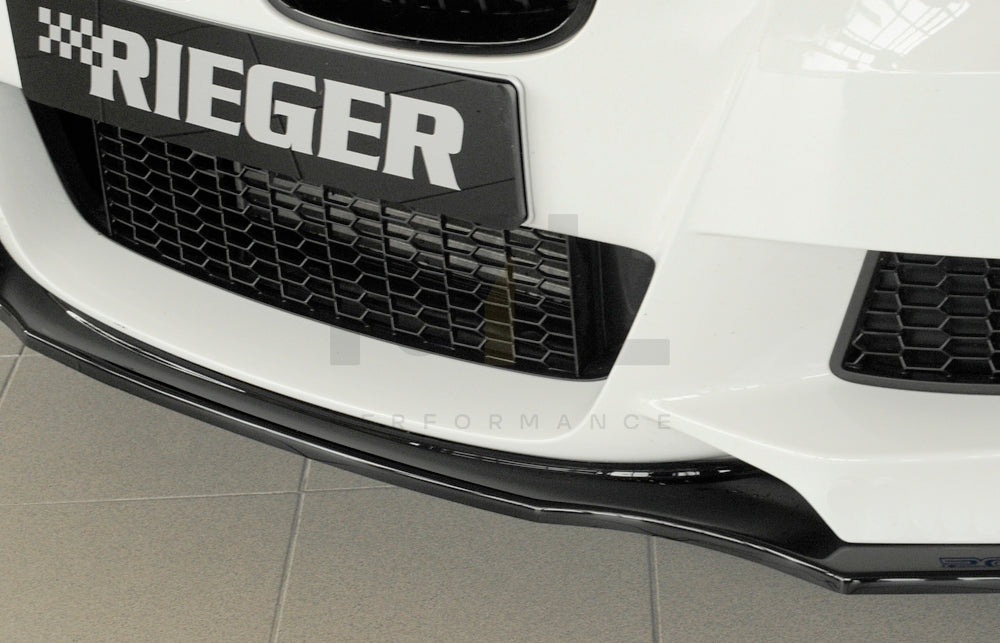 Rieger 00088081 BMW 1 Series F20 F21 Front Splitter 9 | ML Performance EU Car Parts