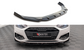 Maxton Design AU-A4-B9F-FD1T Front Splitter V.1 Audi A4 B9 Facelift | ML Performance UK Car Parts