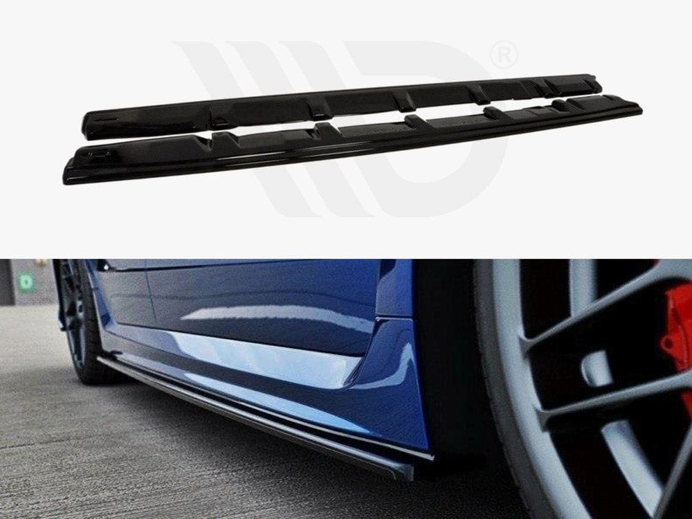 Maxton Design SU-IM-4-WRX-STI-SD1T Side Skirts Diffusers Subaru Wrx Sti | ML Performance UK Car Parts