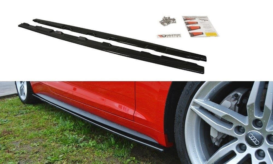 Maxton Design AU-A5-2-SLINE-SD1T Side Skirts Diffusers Audi S5 / A5 S-Line F5 Coupe | ML Performance UK Car Parts