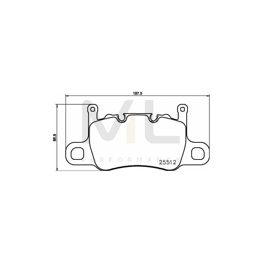 Brembo P 65 037 Brake Pad Set Prepared For Wear Indicator | ML Performance Car Parts