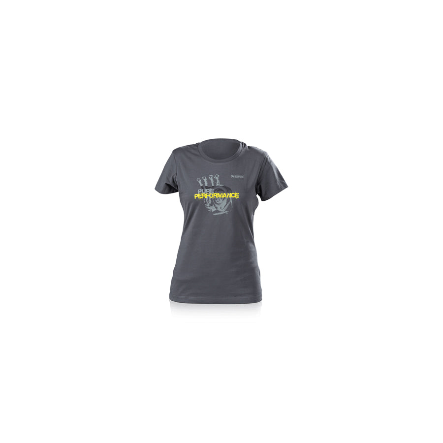 Akrapovic Lifestyle T-shirt Pure Performance Women's Grey | ML Performance EU Car Parts