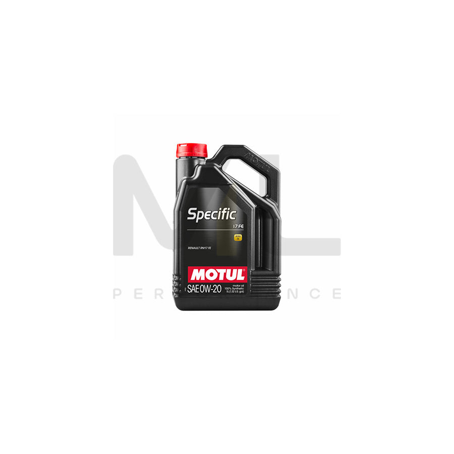 Motul Specific Renault RN17 FE 0w-20 Fully Synthetic Car Engine Oil 5l | Engine Oil | ML Car Parts UK | ML Performance