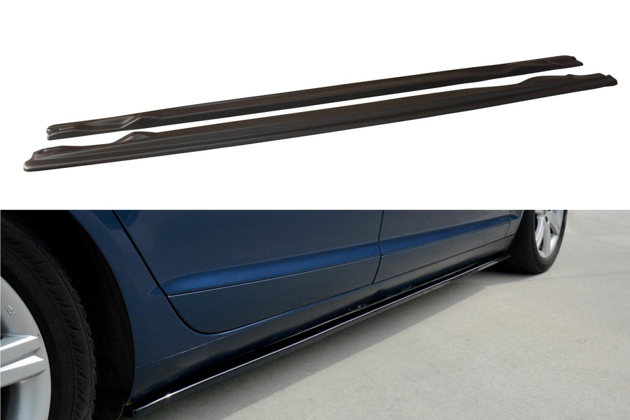 Maxton Design AU-A6-C6-SLINE-SD1T Side Skirts Diffusers Audi A6 S-Line C6 / C6 FL | ML Performance UK Car Parts