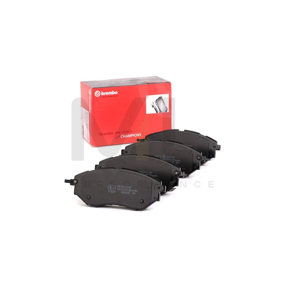 Brembo P 78 017 Brake Pad Set With Acoustic Wear Warning | ML Performance Car Parts