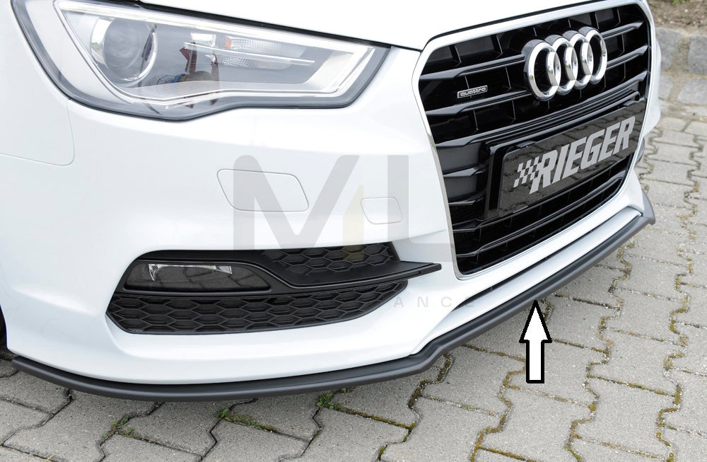 Rieger 00056799 Audi 8V Front Splitter (A3 & S3) 1 | ML Performance EU Car Parts