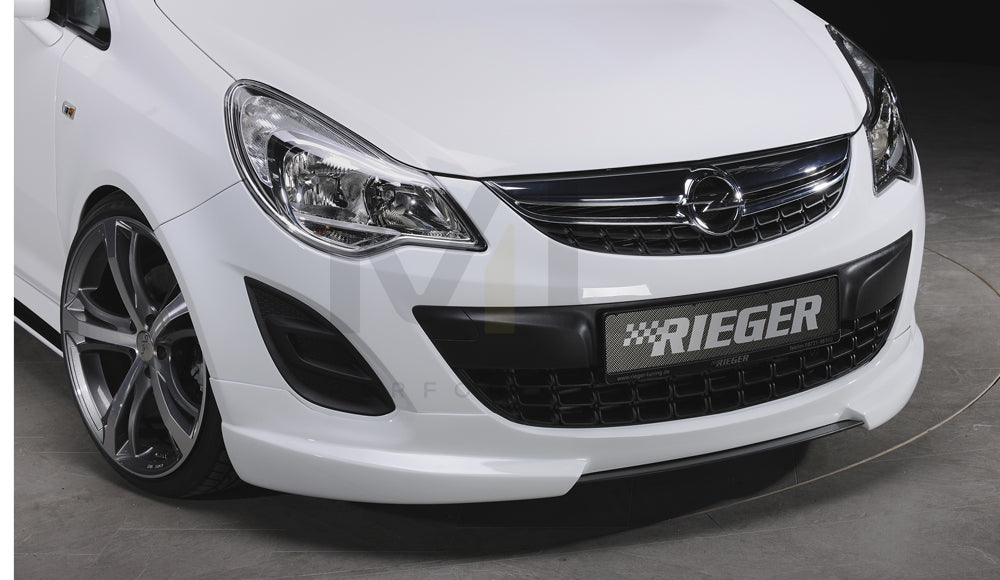 Rieger 00058946 Opel Corsa D Front Splitter 3 | ML Performance EU Car Parts