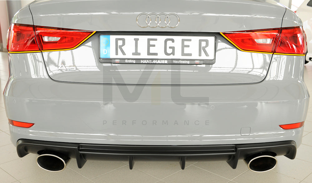 Rieger 00056809 Audi 8V Rear Diffuser (A3 & S3) 5 | ML Performance EU Car Parts