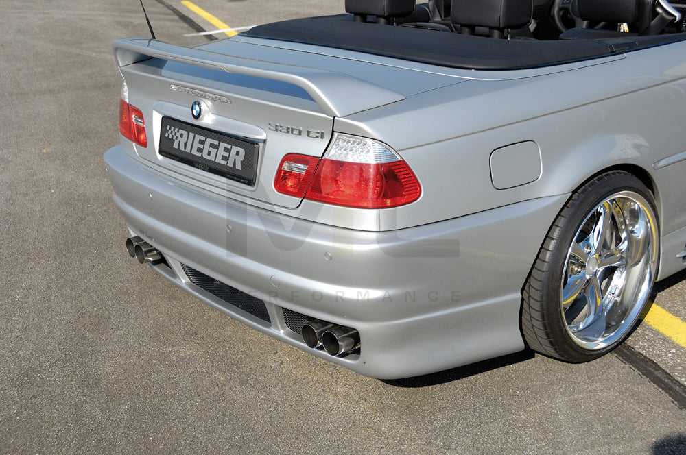 Rieger 00050233 BMW 3 Series E46 Rear Bumper 3 | ML Performance EU Car Parts