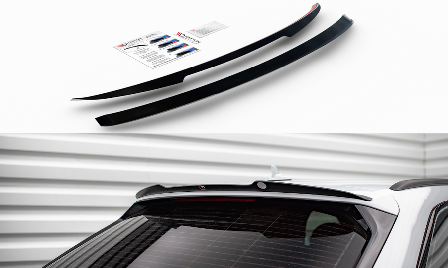 Maxton Design AU-A6-C8-SLINE-AV-CAP1T Spoiler Cap Audi A6 S-Line / S6 C8 Avant | ML Performance UK Car Parts