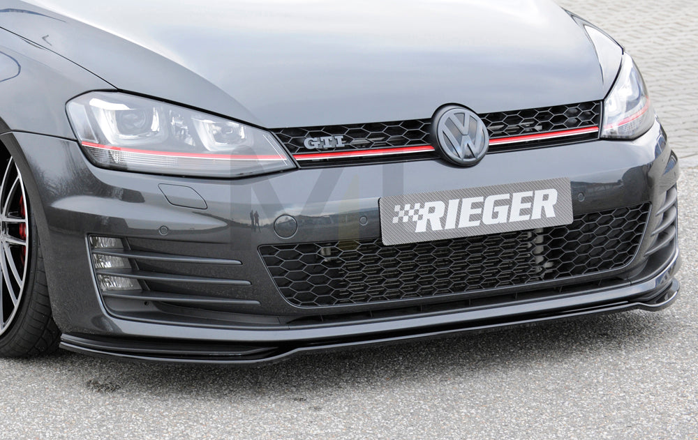 Rieger 00088099 VW Mk7 Golf Front Splitter (GTI & GTD) 2 | ML Performance EU Car Parts