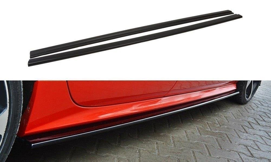 Maxton Design AU-A7-1F-SLINE-SD1T Side Skirts Diffusers Audi S7 / A7 S-Line C7 FL | ML Performance UK Car Parts