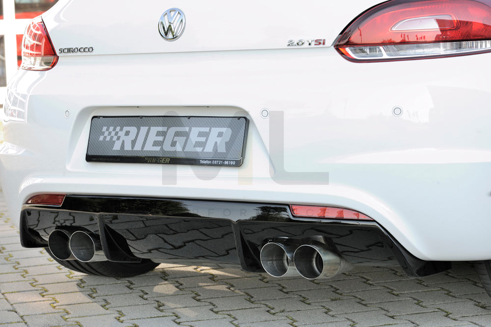 Rieger 00088085 VW 13 Mk3 Scirocco Rear Diffuser 1 | ML Performance EU Car Parts