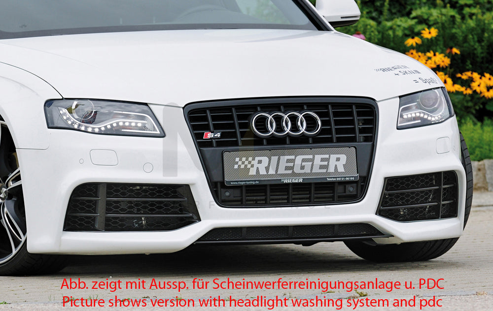 Rieger 00055527 Audi B8 B81 Front Bumper (A4 & S4) 1 | ML Performance EU Car Parts