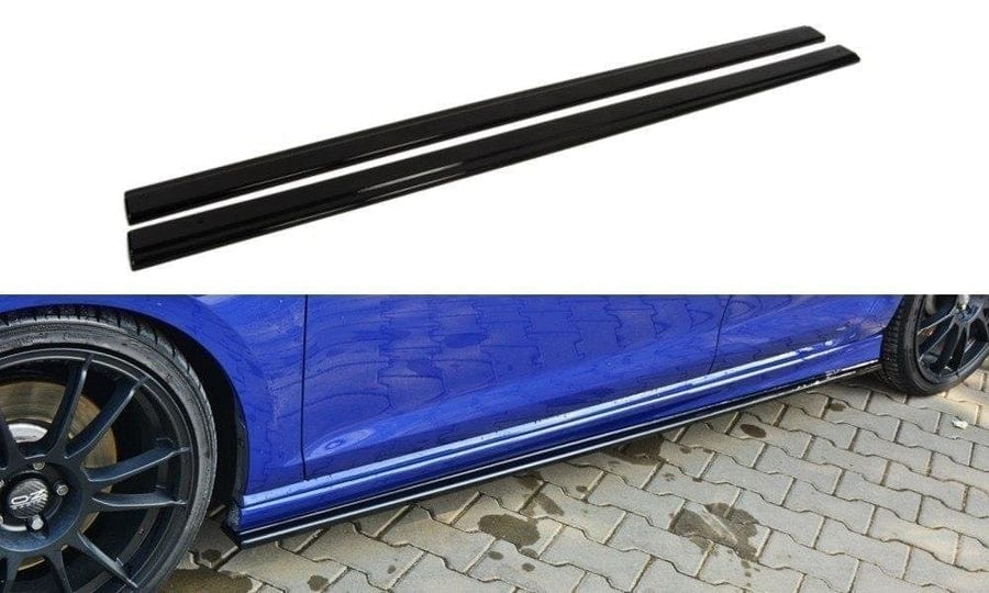 Maxton Design VW-GO-7-R-SD1T Side Skirts Diffusers V.1 Volkswagen Golf R / R-Line MK7 | ML Performance UK Car Parts